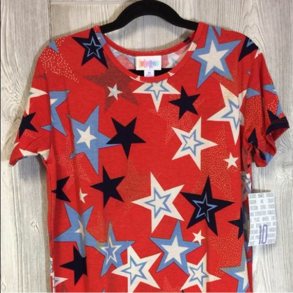 LuLaRoe Kids Americana Gracie Tee